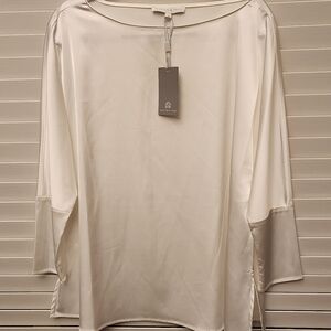 Preston & York White Emerson Tunic Size M NWT